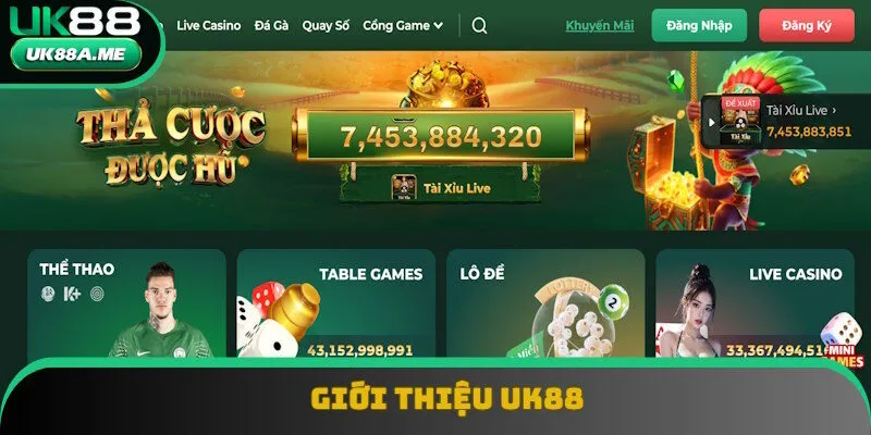 Thông tin giới thiệu nhà cái UK88 sơ lược